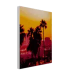 California Sunset Canvas tag1