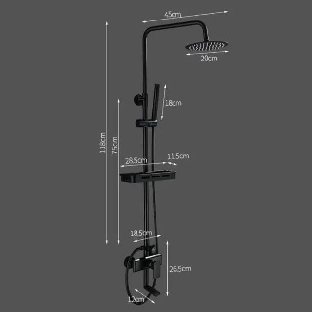 Calithea - Modern Matte Brass Shower Set -  - #tag1#