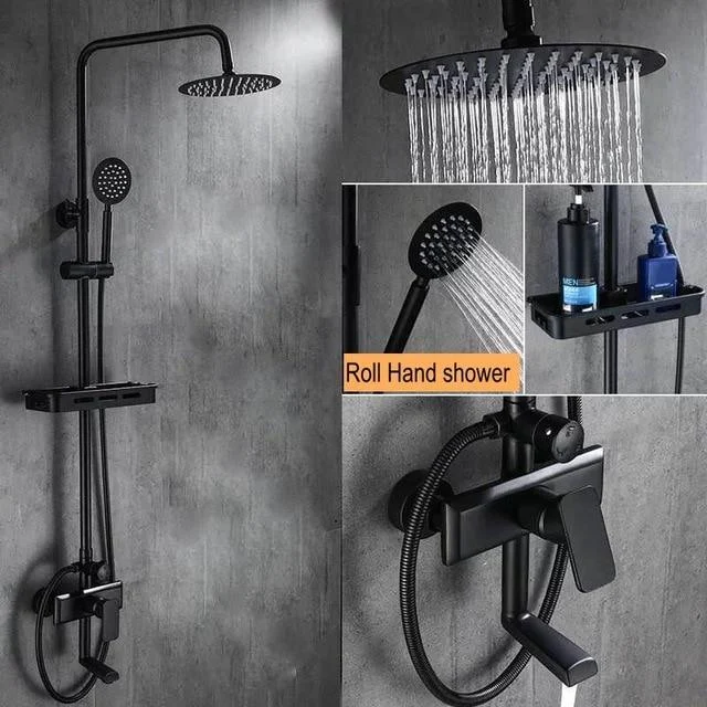 Calithea - Modern Matte Brass Shower Set -  - #tag1#