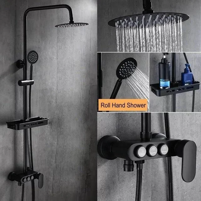 Calithea - Modern Matte Brass Shower Set -  - #tag1#