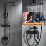 Calithea Modern Matte Brass Shower Set tag1