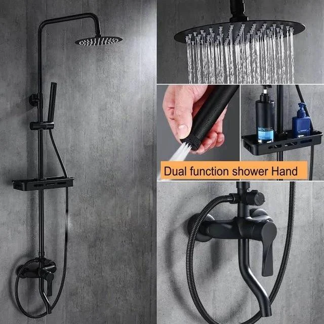 Calithea - Modern Matte Brass Shower Set -  - #tag1#