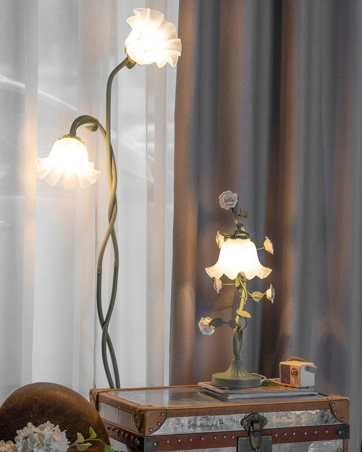 Calla Flowers Floor Lamp – Elegant and Atmospheric Lighting -  - #tag1#
