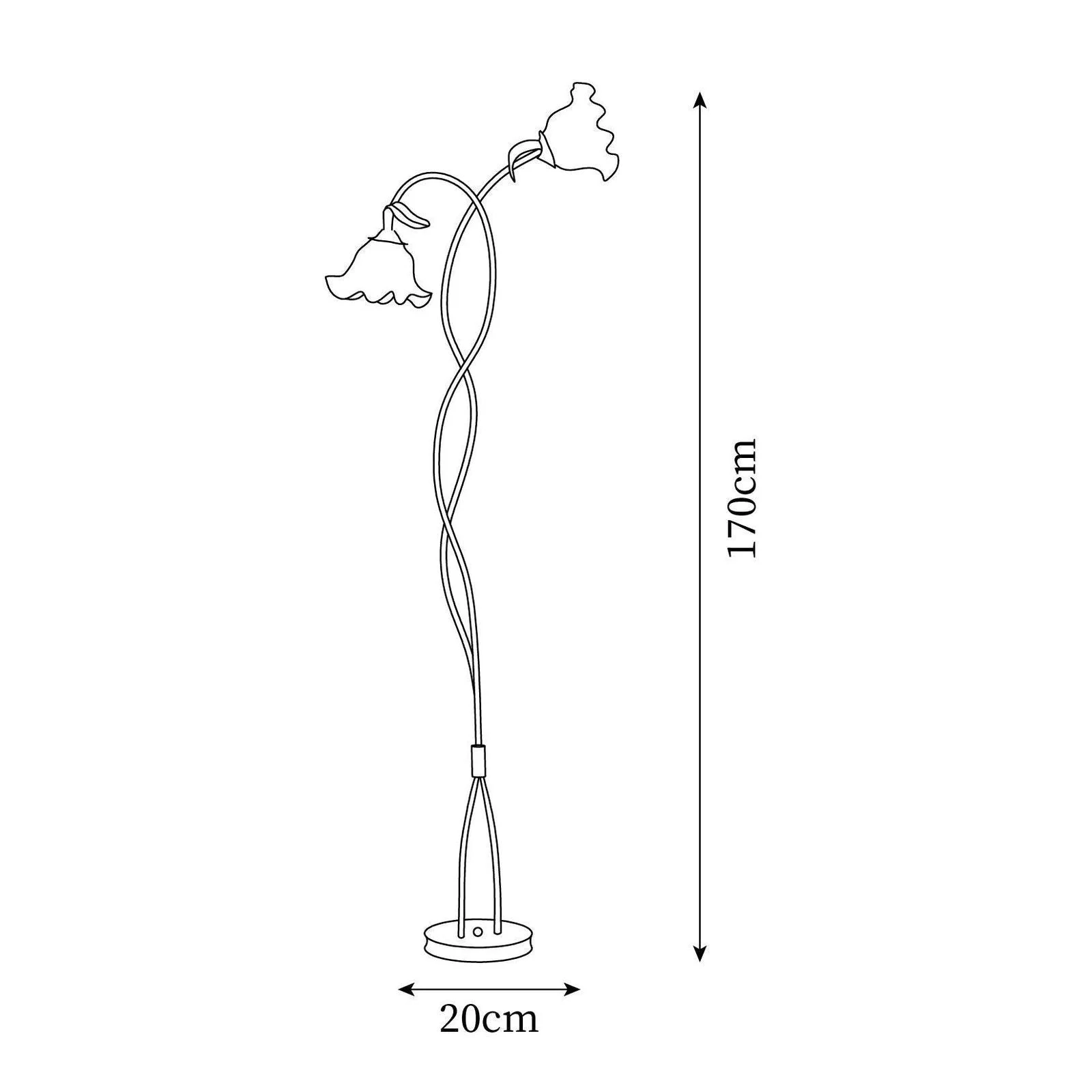 Calla Flowers Floor Lamp – Elegant and Atmospheric Lighting -  - #tag1#