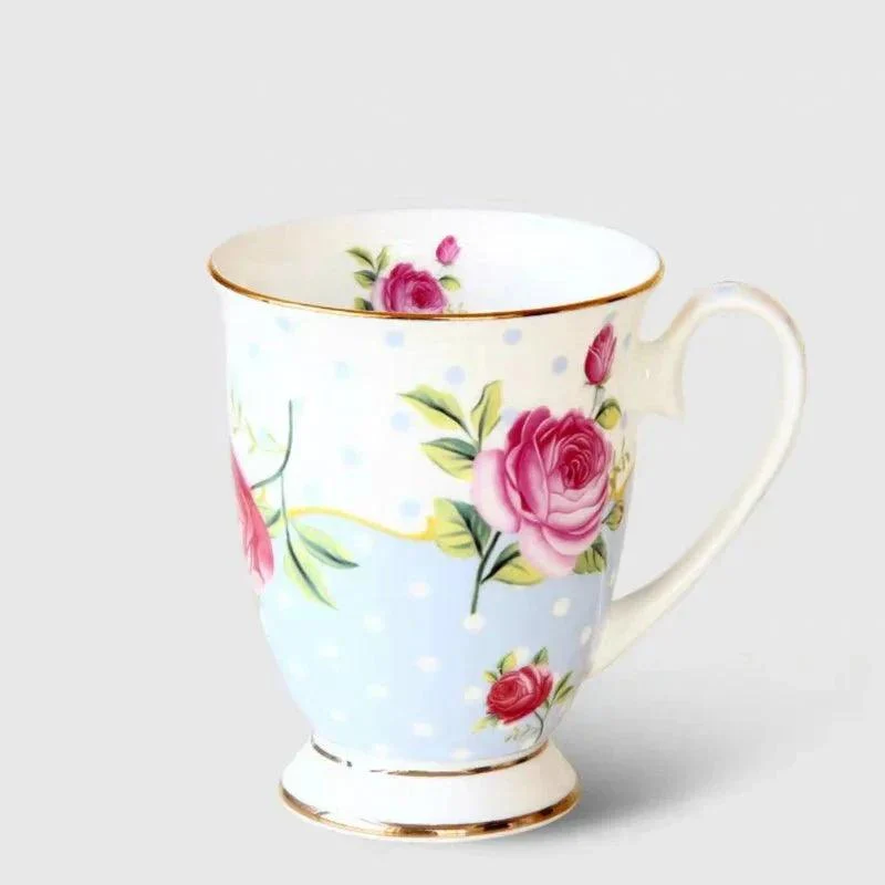 Camellia Bone China Coffee Mug -  - #tag1#