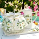 Camellia Bone China Coffee Mug tag1