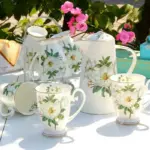 Camellia Bone China Coffee Mug tag1