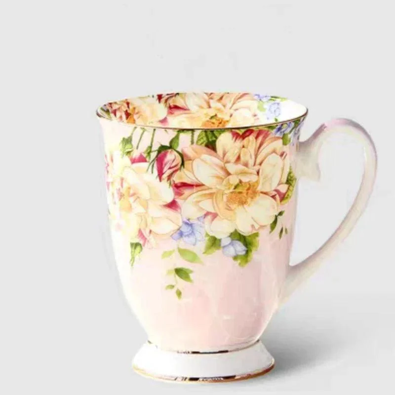 Camellia Bone China Coffee Mug -  - #tag1#