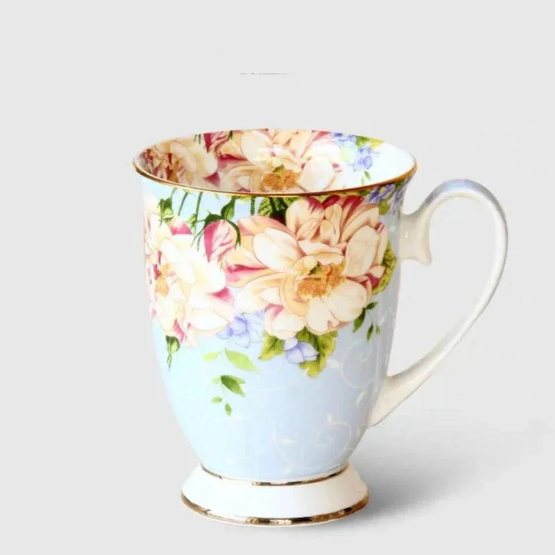 Camellia Bone China Coffee Mug -  - #tag1#