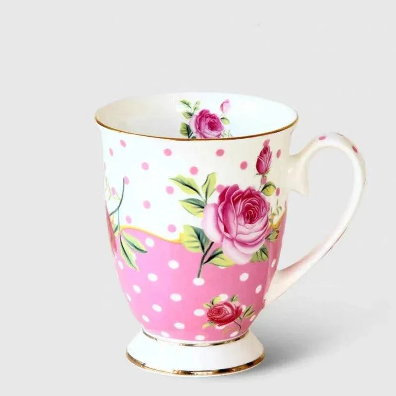Camellia Bone China Coffee Mug -  - #tag1#