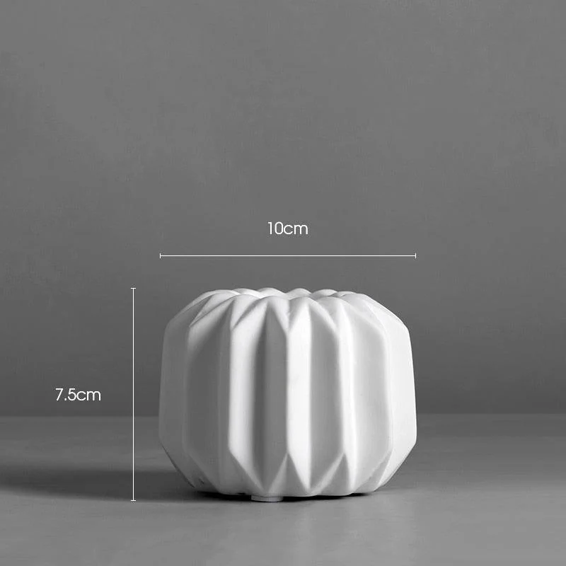 Candel Holder Pillar Porcelain White -  - #tag1#