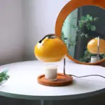 CandleGleam Dimmable Metal Glass Candle Warmer Lamp with Retro Charm tag1