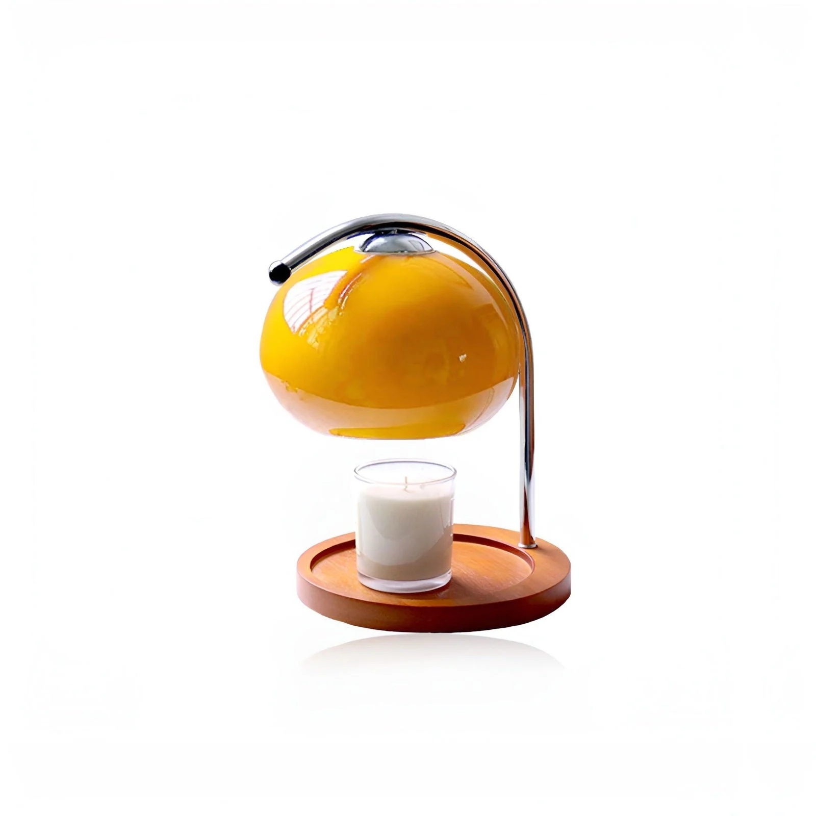 CandleGleam- Dimmable Metal-Glass-Candle Warmer-Lamp with Retro Charm -  - #tag1#