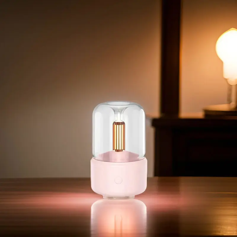 CandleGlow 3D Flame USB Air Humidifier Aromatherapy Diffuser tag1