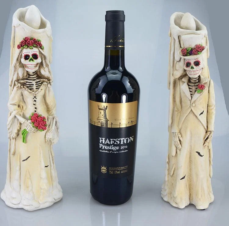 Candle LED Lights Horror Candle Skull Couple Props -  - #tag1#