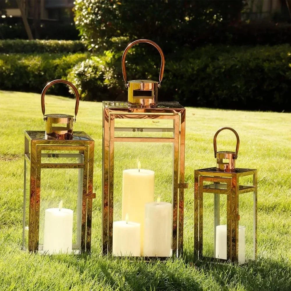 Candle Lanterns 3-Piece Set -