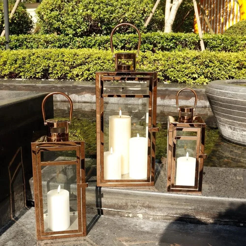 Candle Lanterns 3-Piece Set -