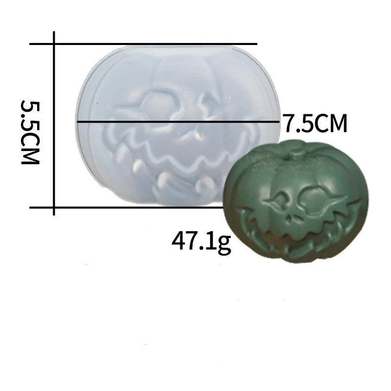 Candle Mold Halloween Decoration Pumpkin -  - #tag1#