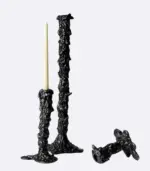 Candlestick_Candle_Holder_Drip_Resin_Black_-_-_tag1_-4162840 Candlestick Candle Holder Drip Resin Black tag1