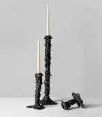 Candlestick_Candle_Holder_Drip_Resin_Black_-_-_tag1_-4162851 Candlestick Candle Holder Drip Resin Black tag1