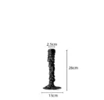 Candlestick_Candle_Holder_Drip_Resin_Black_-_-_tag1_-4162883 Candlestick Candle Holder Drip Resin Black tag1