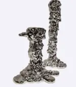 Candlestick_Candle_Holder_Silver_Drip_Resin_-_-_tag1_-4162933 Candlestick Candle Holder Silver Drip Resin tag1