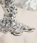 Candlestick_Candle_Holder_Silver_Drip_Resin_-_-_tag1_-4162969 Candlestick Candle Holder Silver Drip Resin tag1