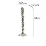 Candlestick_Candle_Holder_Silver_Drip_Resin_-_-_tag1_-4163001 Candlestick Candle Holder Silver Drip Resin tag1