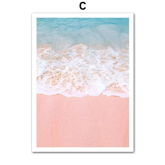 Canvas Painting Beach Ship Sea Wall Art Nordic Posters And Prints Pineapple Home Decoration Pictures For Living Room -  - #tag1#