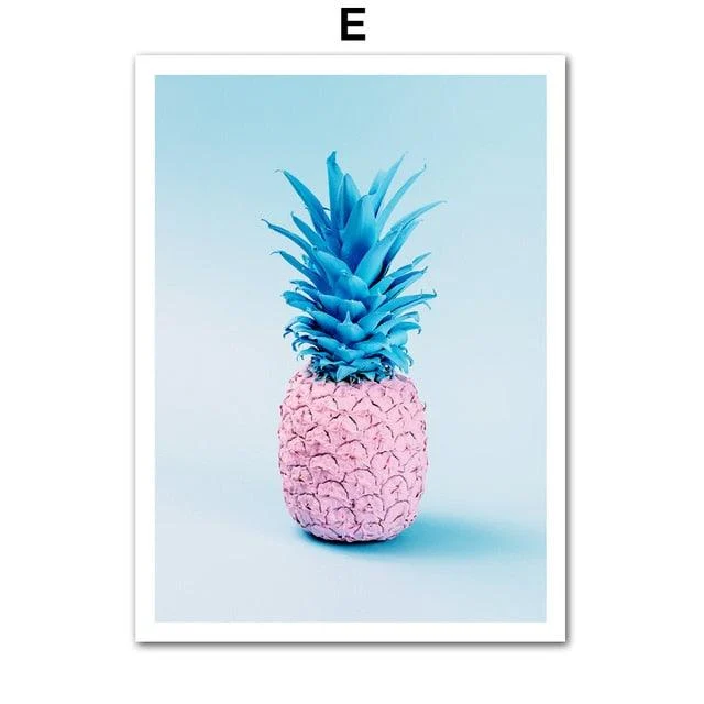 Canvas Painting Beach Ship Sea Wall Art Nordic Posters And Prints Pineapple Home Decoration Pictures For Living Room -  - #tag1#