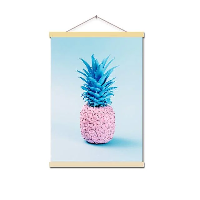 Canvas Painting Beach Ship Sea Wall Art Nordic Posters And Prints Pineapple Home Decoration Pictures For Living Room -  - #tag1#