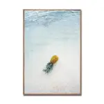 Canvas Painting Seascape Poster Beach Sea Tree Sand Ocean Pineapple Poster Nordic Style Print Wall Picture For Living Room tag1