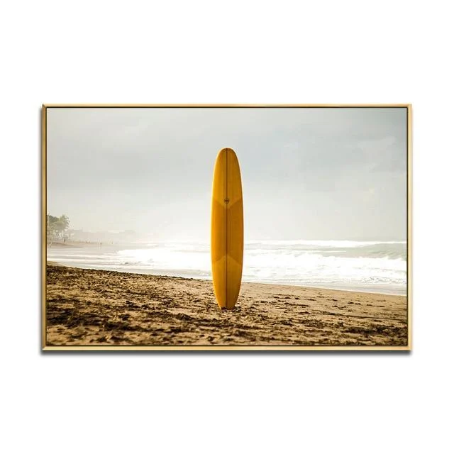 Canvas Painting Seascape Poster Beach Sea Tree Sand Ocean Pineapple Poster Nordic Style Print Wall Picture For Living Room -  - #tag1#