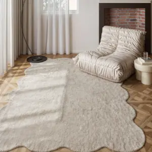 Monochrome wave carpet
