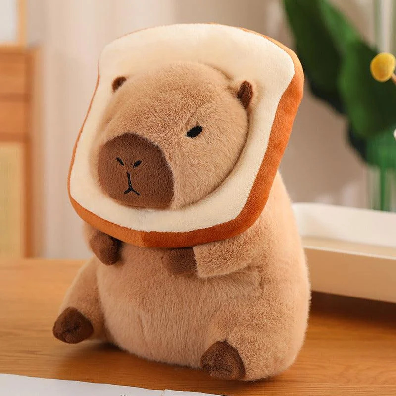 Capybara Drinking Boba Huggable Plushie -  - #tag1#