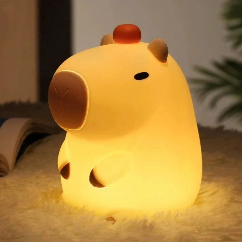 Capybara Orange Glow Night Lamp -  - #tag1#