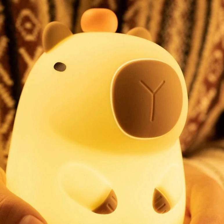 Capybara Orange Glow Night Lamp -  - #tag1#