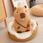 Capybara with Duck Plush Toy tag1