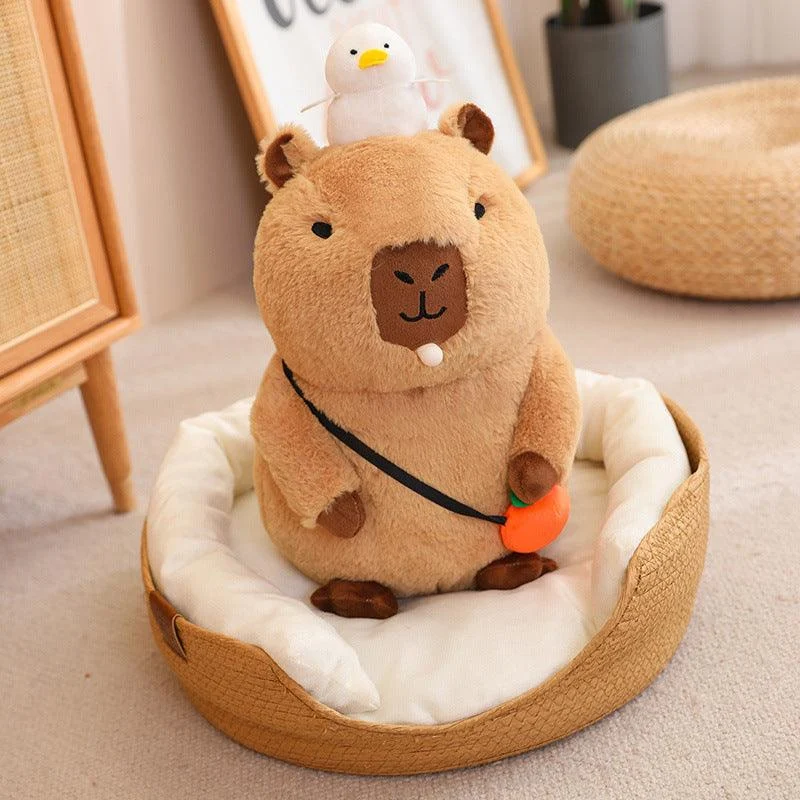 Capybara with Duck Plush Toy -  - #tag1#