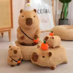 Capybara with Duck Plush Toy tag1