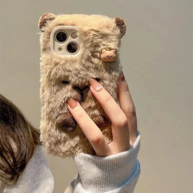 Capybara with Hair Clip iPhone Case -  - #tag1#