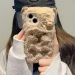 Capybara with Hair Clip iPhone Case tag1