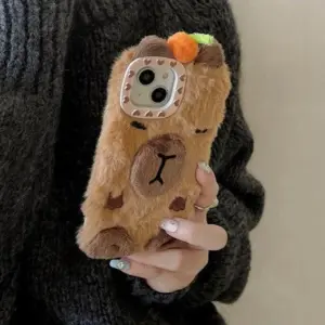 Capybara with Orange iPhone Case