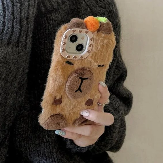 Capybara with Orange iPhone Case -  - #tag1#