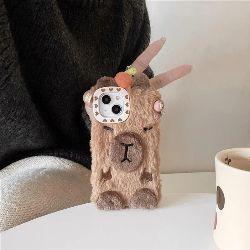 Capybara with Orange iPhone Case -  - #tag1#