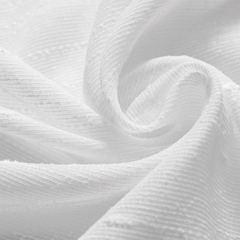 Cara - Rain Texture Semi-transparent Curtains with Eyelets -  - #tag1#