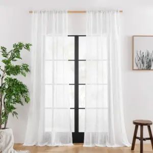 Cara Rain Texture Transparent Curtains Soft Roof