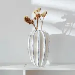 Carambola Shape Ceramic Vase