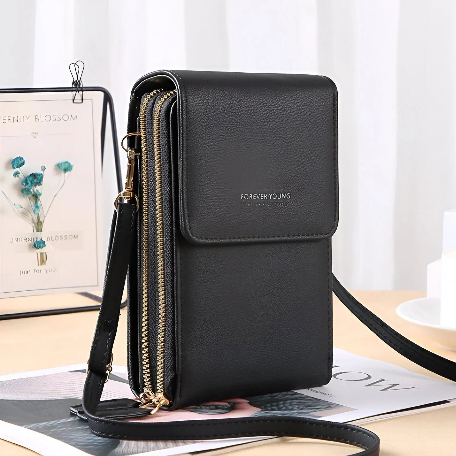 Carry - Stylish Crossbody Wallet & Phone Holder Bag -  - #tag1#