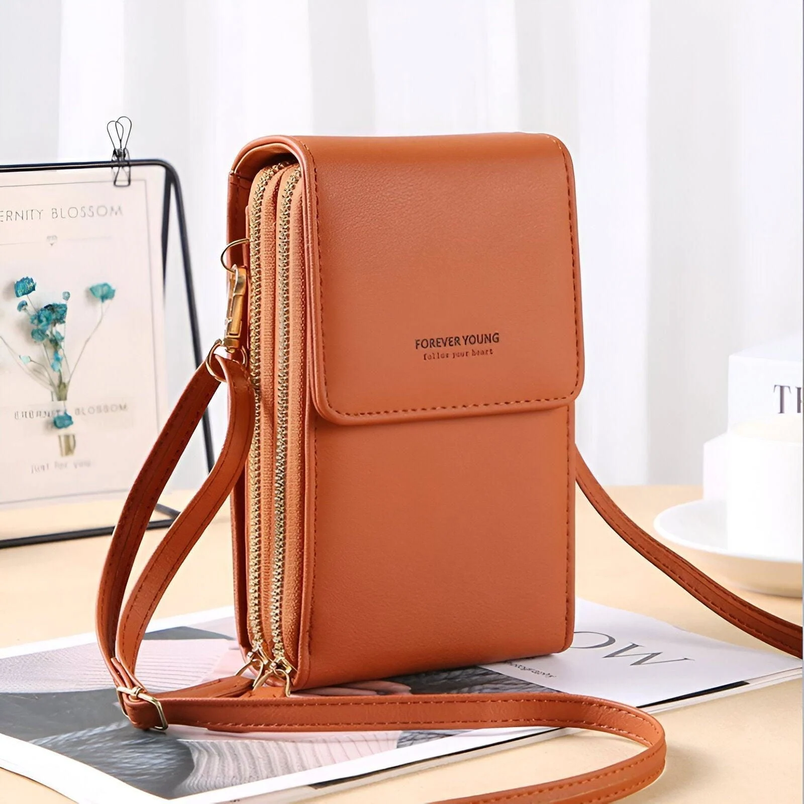 Carry - Stylish Crossbody Wallet & Phone Holder Bag -  - #tag1#